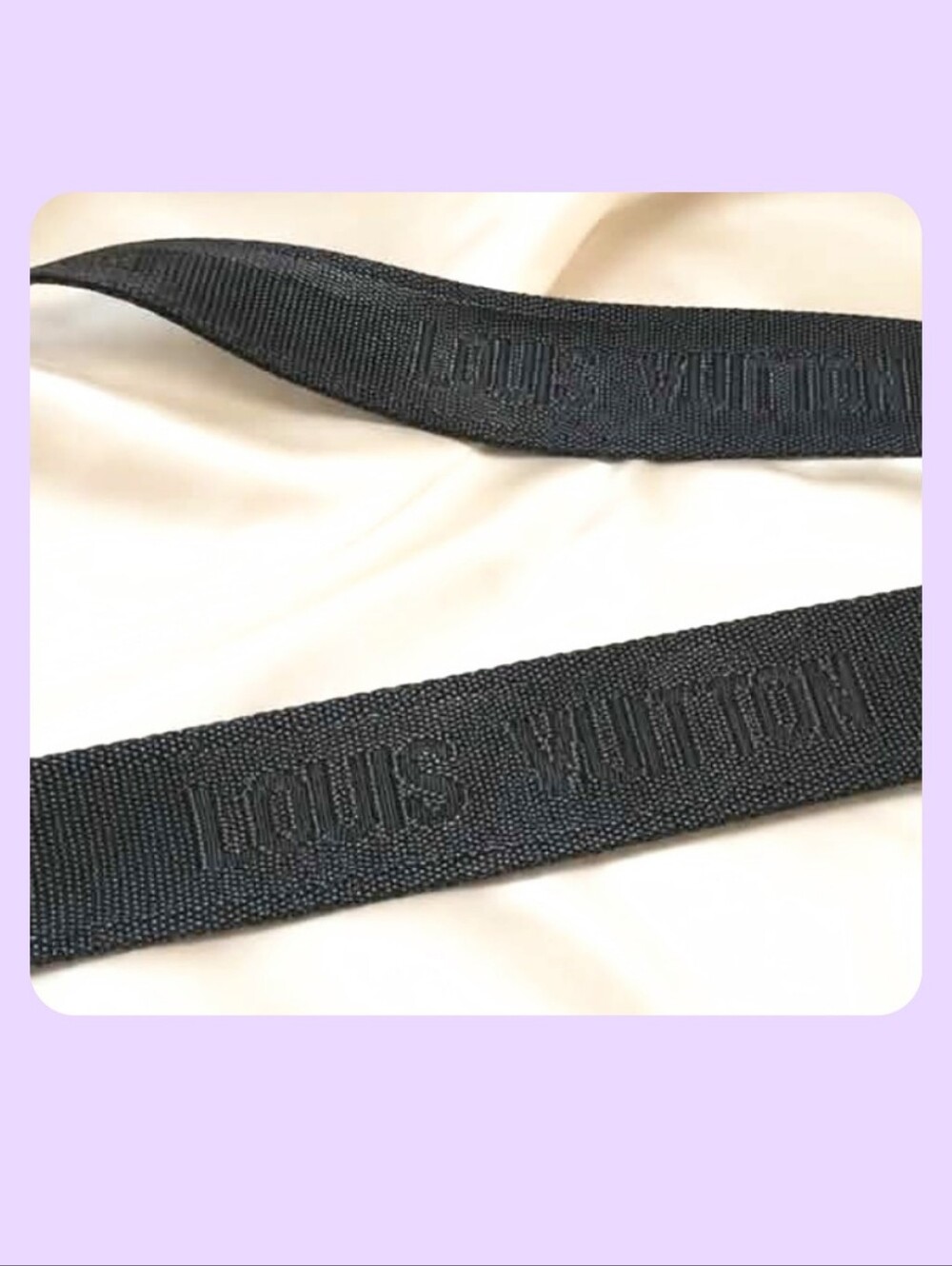 Logo Black Woven Logo Strap Adjustable